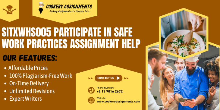 SITXWHS005 Participate in Safe Work Practices Assignment Help