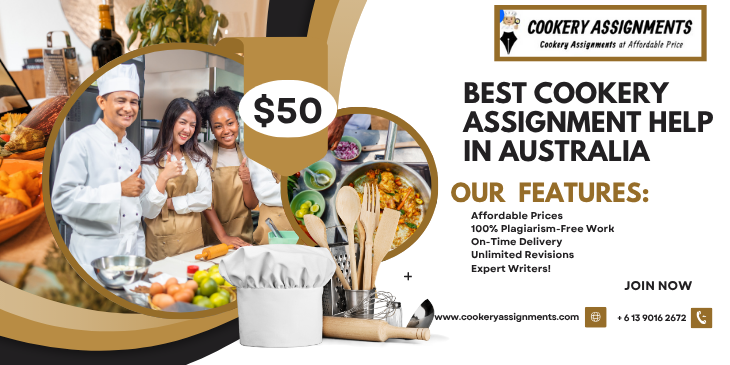 Best Cookery Assignment Help in Australia