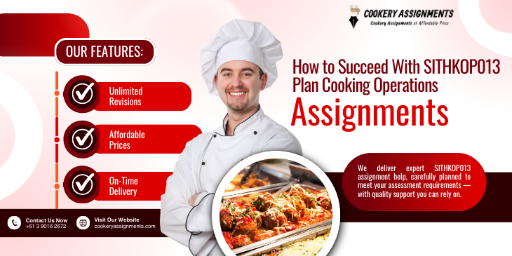 SITHKOP013 Plan Cooking Operations Answers