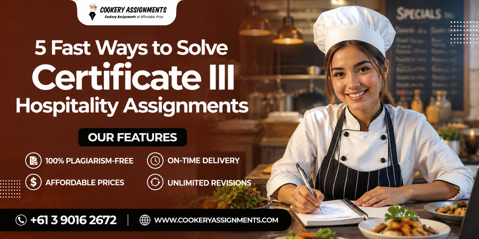 Certificate III in Hospitality Assignment Help