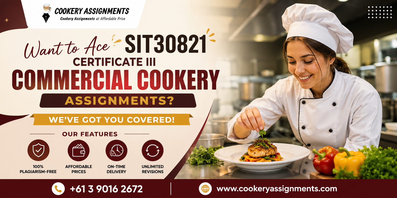 Certificate III Commercial Cookery Assignment Help