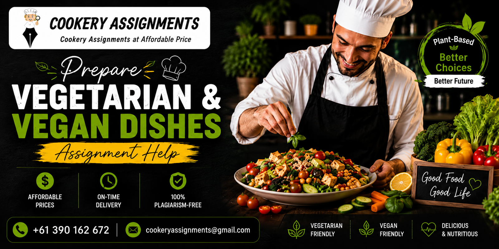 Chef preparing vegetarian and vegan dishes for SITHCCC031