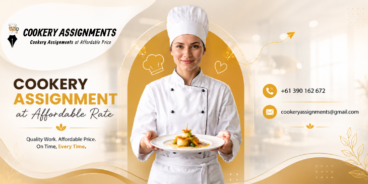 Expert Commercial Cookery Assignment Help Australia