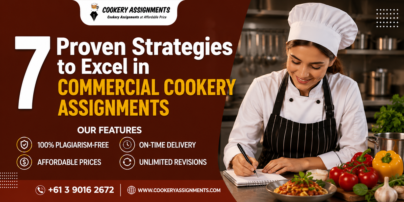 Commercial Cookery Assignment Help