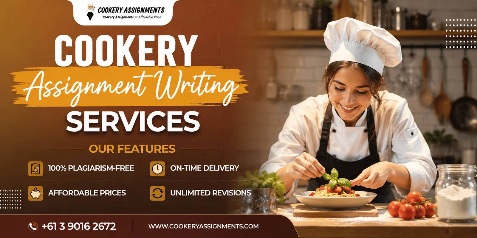 Cookery Assignment Writing Services