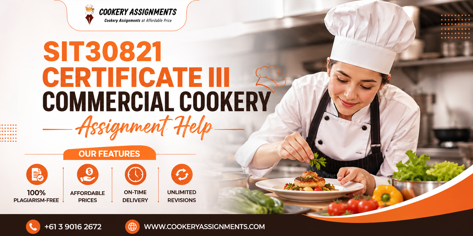 Certificate III Commercial Cookery Assignment Help