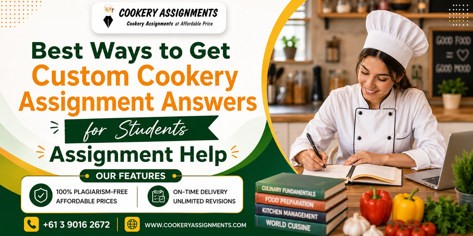Get Custom Cookery Assignment Answers for Students